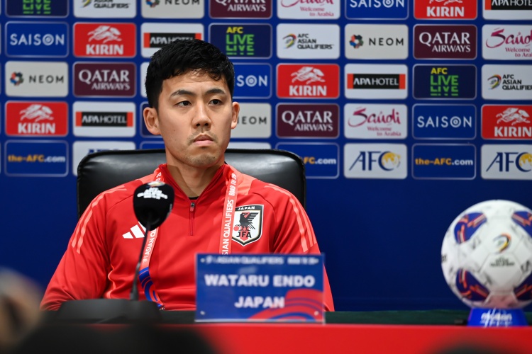  遠藤航：戰巴林全隊上下斗志高昂，希望擊敗他們直通世界杯